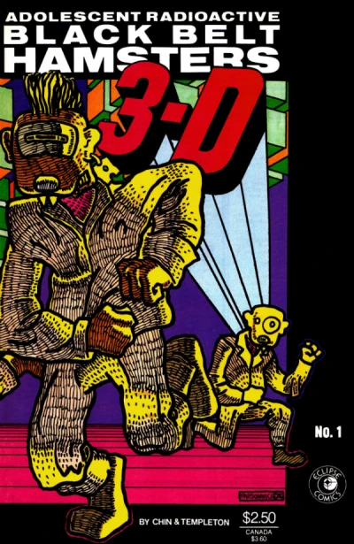 Adolescent Radioactive Black Belt Hamsters 3-D (1986) - Series 