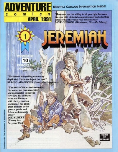 Adventure Comics Catalog Checklist (1991) - Series 