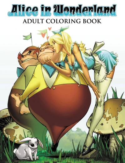 Alice in Wonderland Adult Coloring Book (2016) - Series 