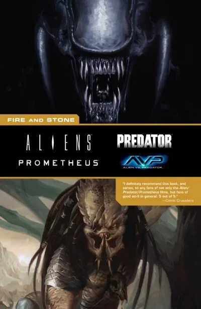Aliens Predator Prometheus AVP: Fire and Stone (Trade Paperback, 2018) - Series 