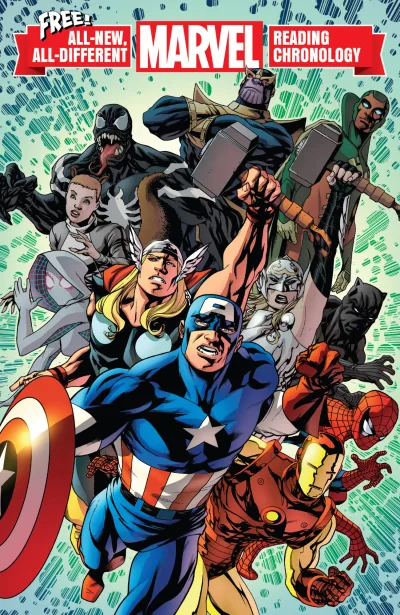 All-New, All-Different Marvel Reading Chronology (2017) - Series 