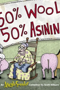 Argyle Sweater: 50% Wool, 50% Asinine