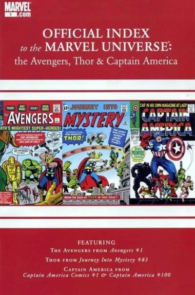 Avengers, Thor & Captain America: Official Index to the Marvel Universe (2010) - Series 