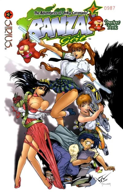 Banzai Girl Preview Book (2002) - Series 
