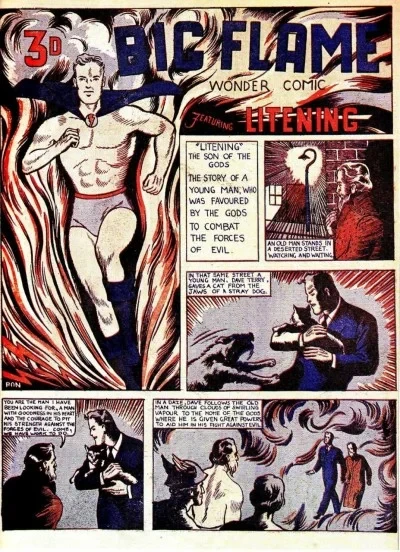 Big Flame Wonder Comic (1948) - Series 