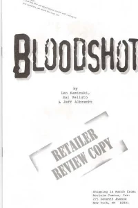 Bloodshot: Retailer Review