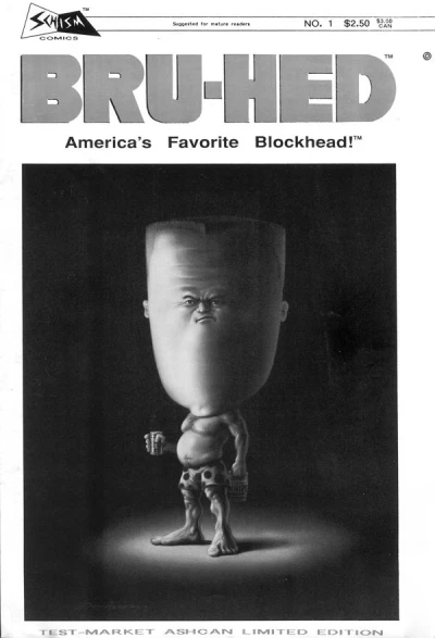 Bru-Hed, America's Favorite Blockhead Ashcan (1993) - Series 