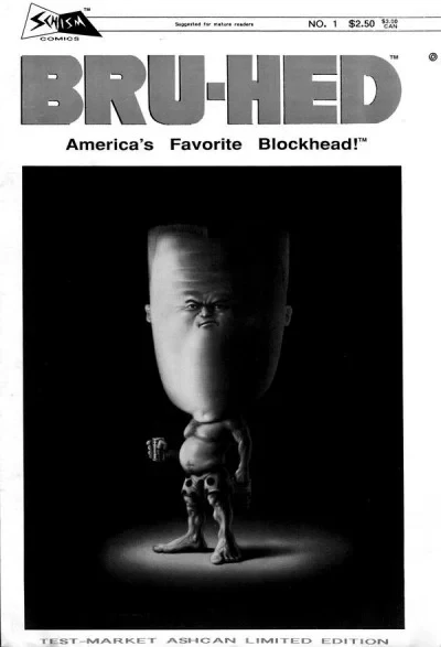 Bru-Hed, America's Favorite Blockhead Ashcan (1993) - Series 