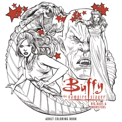 Buffy the Vampire Slayer: Big Bads & Monsters Adult Coloring Book (2017) - Series 