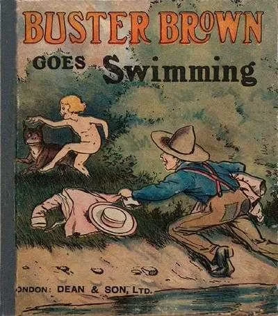 Buster Brown Goes Swimming (Hardcover, 1907) - Series 