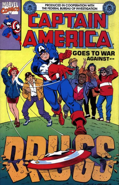 Captain America Goes to War Against Drugs (1990) - Series 