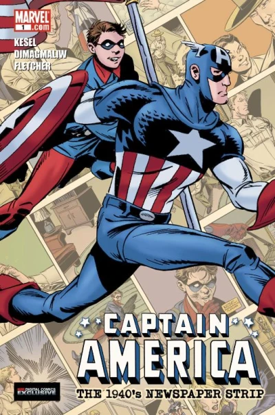 Captain America: The 1940's Newspaper Strip (Digital) (2010) - Series 