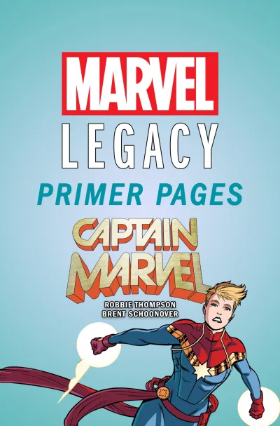 Captain Marvel - Marvel Legacy Primer Pages (2017) - Series 