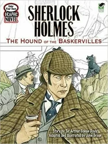Color Your Own Graphic Novel - Sherlock Holmes: The Hound of the Baskerville (Trade Paperback, 2009) - Series 