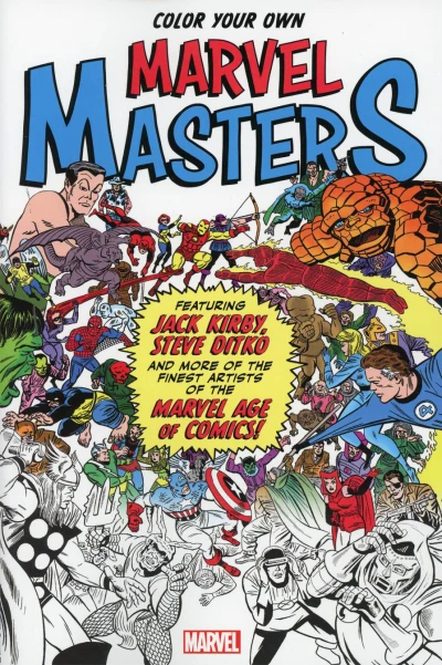 Color Your Own Marvel Masters (2017) - Series 
