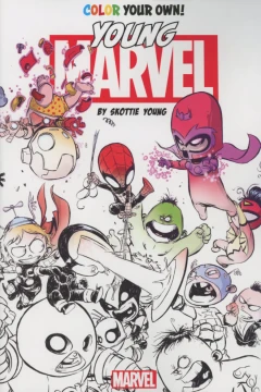 Color Your Own Young Marvel by Skottie Young