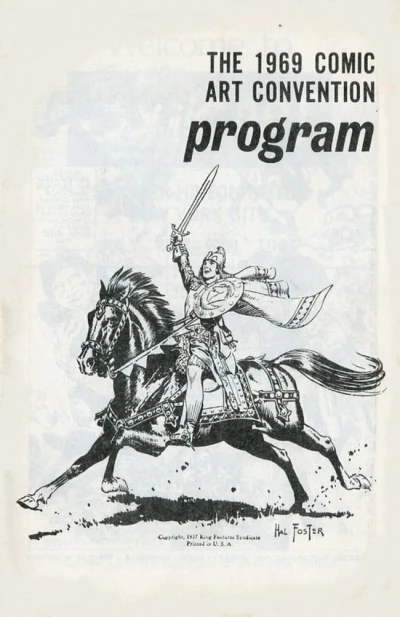 Comic Art Convention Program (1969) - Series 