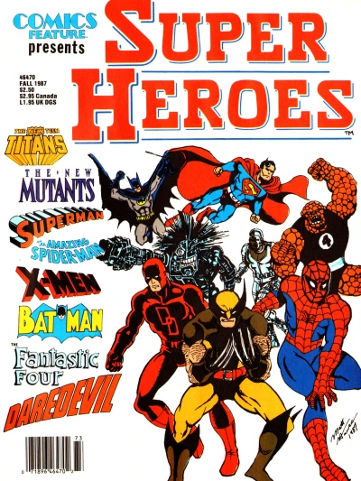Comics Feature Presents Super Heroes (1987) - Series 