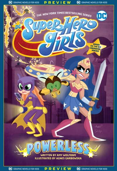 DC Graphic Novels for Kids Sneak Peeks: DC Super Hero Girls: Powerless (2020) - Series 