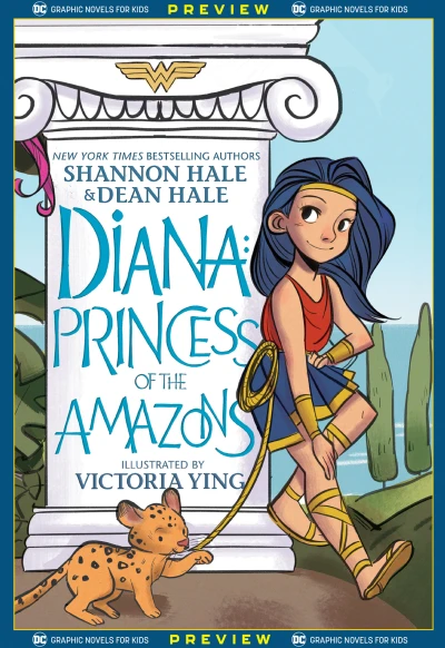 DC Graphic Novels for Kids Sneak Peeks: Diana: Princess of the Amazons (2020) - Series 