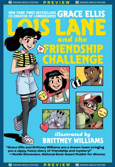 DC Graphic Novels for Kids Sneak Peeks: Lois Lane and the Friendship Challenge (2020) - Series 