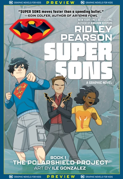 DC Graphic Novels for Kids Sneak Peeks: Super Sons: The Polarshield Project (2020) - Series 