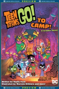 DC Graphic Novels for Kids Sneak Peeks: Teen Titans Go! to Camp