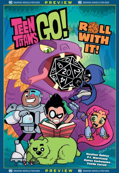 DC Graphic Novels for Kids Sneak Peeks: Teen Titans Go! Roll With It! (2020) - Series 