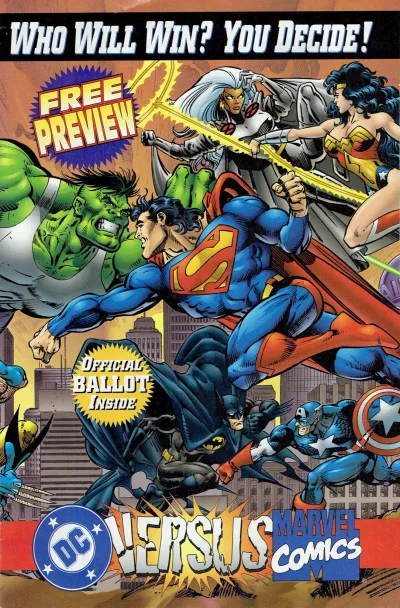 DC Versus Marvel / Marvel Versus DC Consumer Preview (1995) - Series 