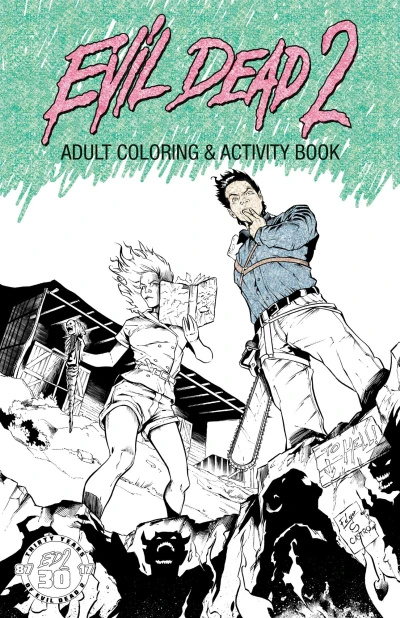 Evil Dead 2 Adult Coloring & Activity Book (2017) - Series 