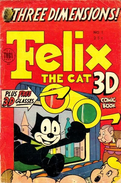 Felix the Cat 3-D Comic Book (1953) - Series 