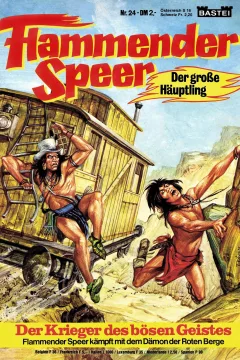 Flammender Speer