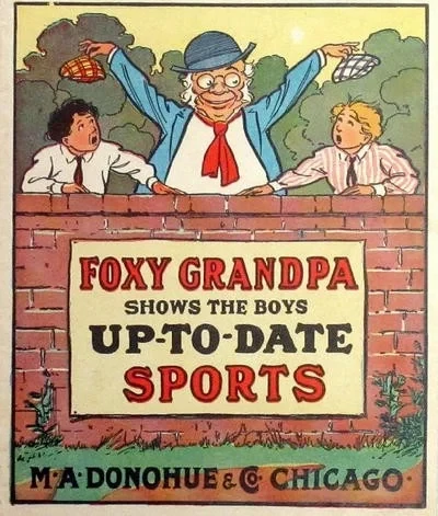 Foxy Grandpa Shows the Boys Up-To-Date Sports, Foxy Grandpa Sparklets Series (Hardcover, 1908) - Series 