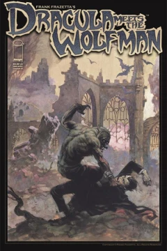 Frank Frazetta's Dracula Meets the Wolf-Man