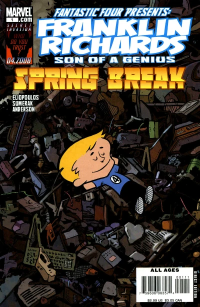 Franklin Richards: Spring Break (2008) - Series 