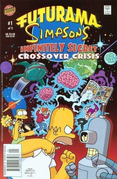 Futurama - Simpsons Infinitely Secret Crossover Crisis (2002) - Series 