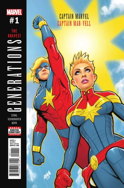 Generations: Captain Marvel & Captain Mar-vell (2017) - Series 