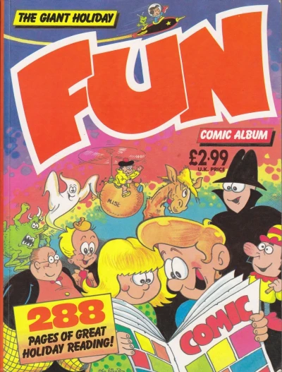 Giant Holiday Fun Comic Album (Trade Paperback, 1989) - Series 