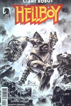 Giant Robot Hellboy