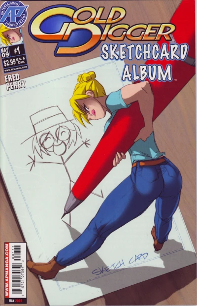 Gold Digger Sketchcard Album (2009) - Series 