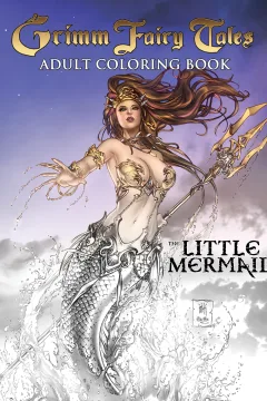 Grimm Fairy Tales Adult Coloring Book: The Little Mermaid