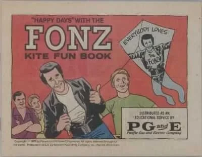 Happy Days with the Fonz Kite Fun Book (1978) - Series 