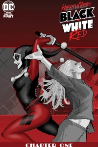 Harley Quinn Black + White + Red