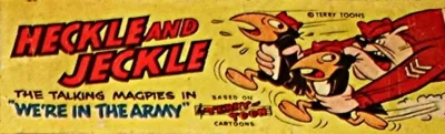 Heckle and Jeckle the Talking Magpies in "We're in the Army" (1950) - Series 