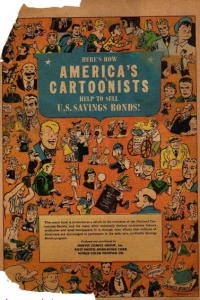 Here's How America's Cartoonists Help to Sell U.S. Savings Bonds!