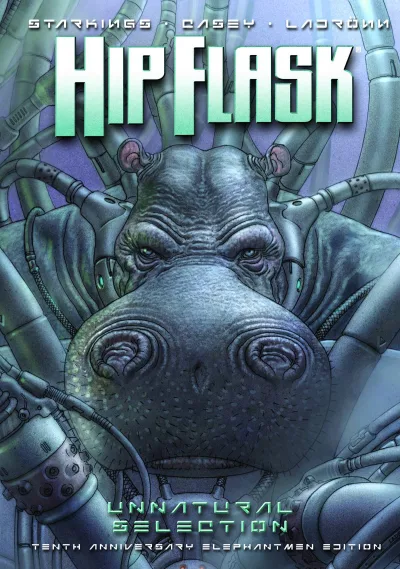 Hip Flask Unnatural Selection Tenth Anniversary Elephantmen Edition (2013) - Series 
