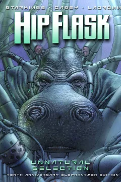 Hip Flask Unnatural Selection Tenth Anniversary Elephantmen Edition