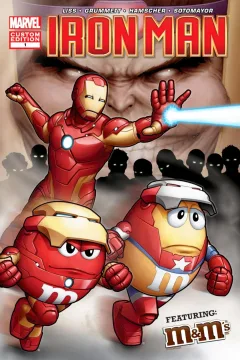 Iron Man and the M&Ms in Armored and Irresistible