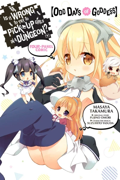 Is It Wrong to Try to Pick Up Girls in a Dungeon? Four-Panel Comic: Odd Days of Goddess (2018) - Series 