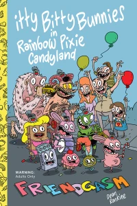 Itty Bitty Bunnies in Rainbow Pixie Candyland: Friendgasm